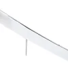 Uyuni LIGHTARCH Candle Holder 1 arm Taper, Chrome 28 x 17 CM Clearance