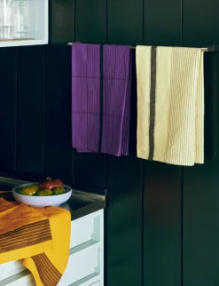 Hay Linear Tea Towel-W52 x L80-Purple