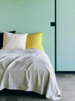 Linen Bedspread-240 x 260-Sky grey>Hay Clearance