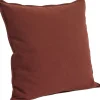 Hay Linen Cushion-50 x 50-Iron red