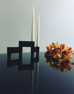 LINK, CANDLE HOLDER, BLACK ANODIZED, 11060B><noscript><img width=