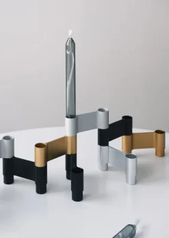 LINK, CANDLE HOLDER, BLACK ANODIZED, 11060B><noscript><img width=