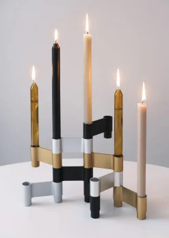 LINK, CANDLE HOLDER, BLACK ANODIZED, 11060B><noscript><img width=