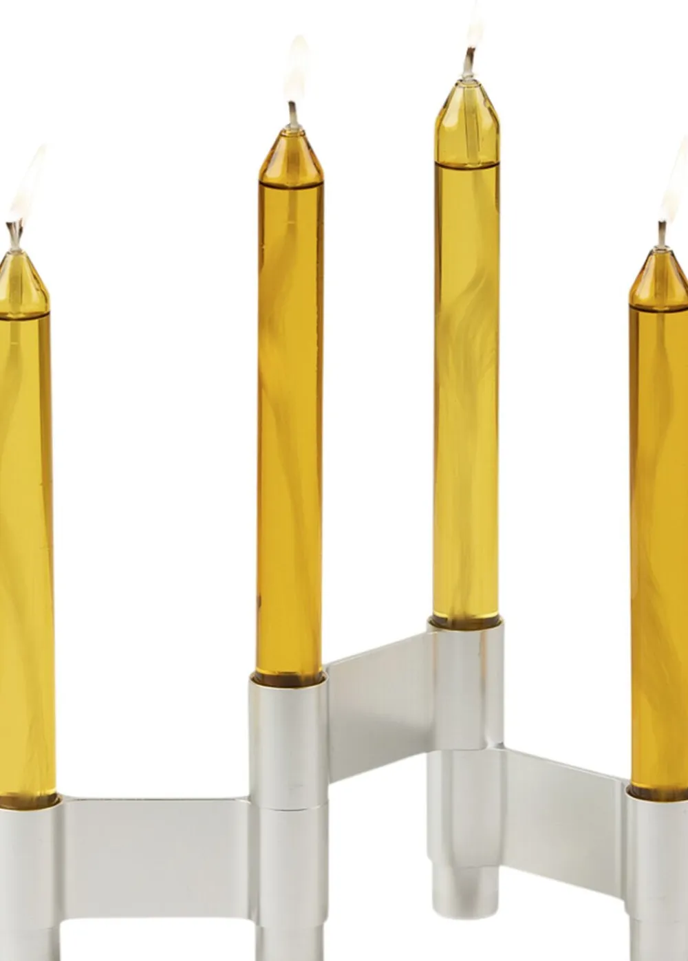 LINK, CANDLE HOLDER, POLISHED ALUMINIUM, 11060P>Studio About Hot