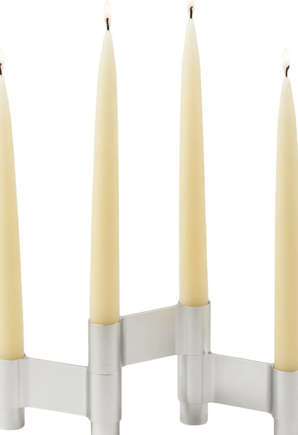 LINK, CANDLE HOLDER, POLISHED ALUMINIUM, 11060P>Studio About Hot