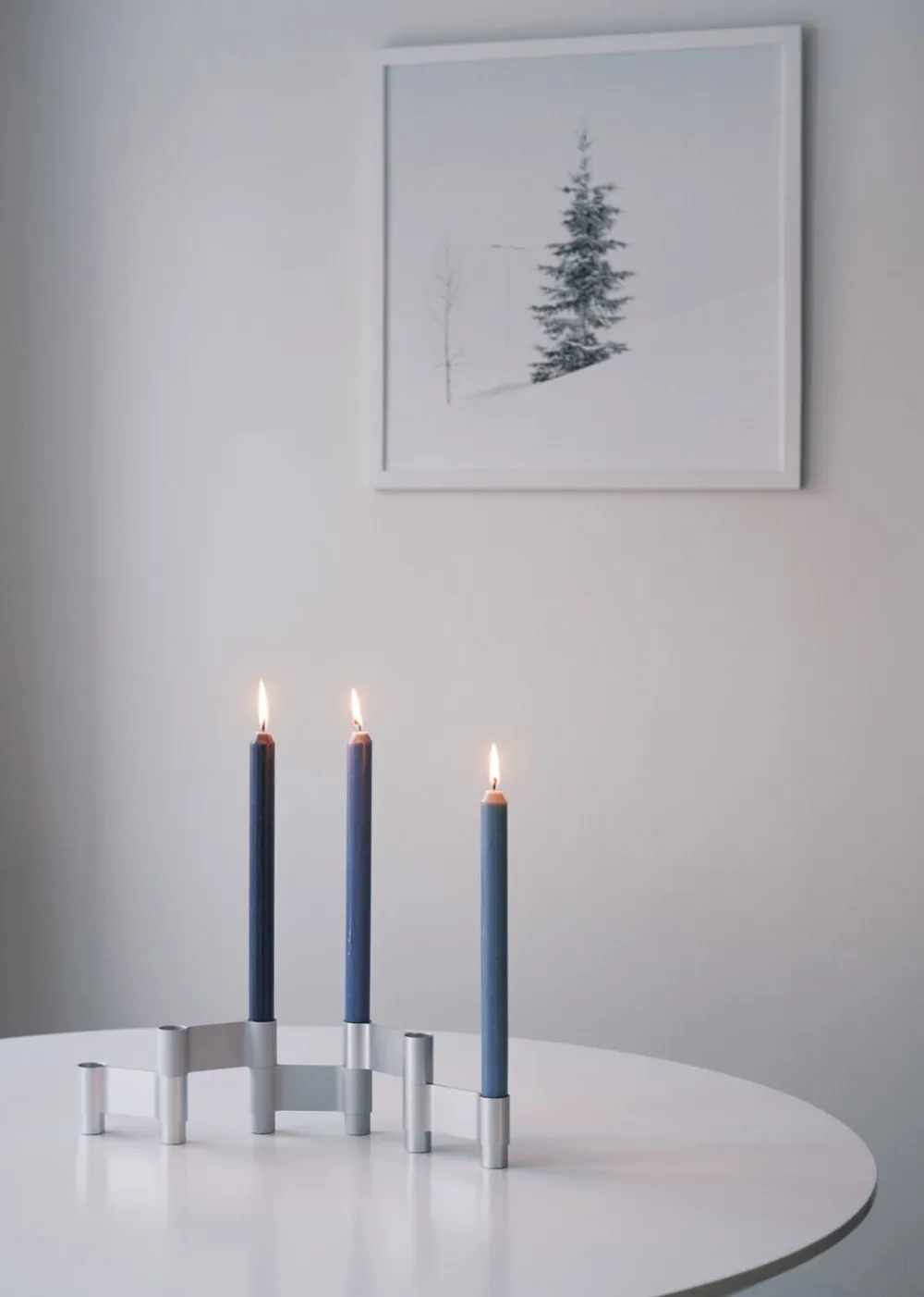 LINK, CANDLE HOLDER, POLISHED ALUMINIUM, 11060P>Studio About Hot