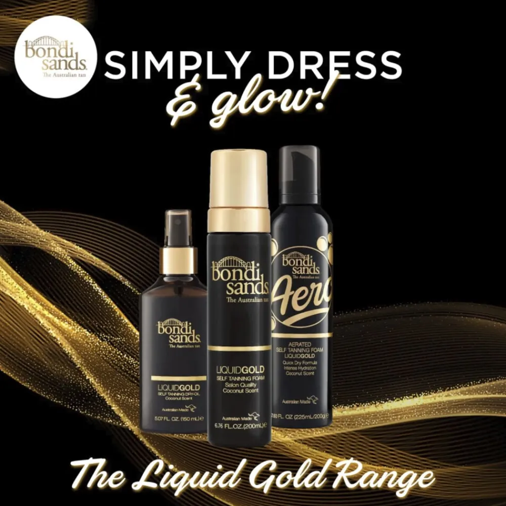 Liquid Gold Self tanning foam>Bondi Sands Hot