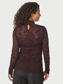 Dame Neo Noir Liza Laceflower Blouse