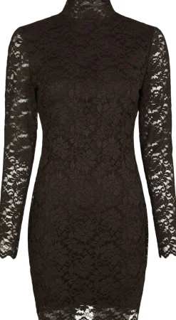 Neo Noir Lizette Laceflower Dress Chocolate brown Clearance
