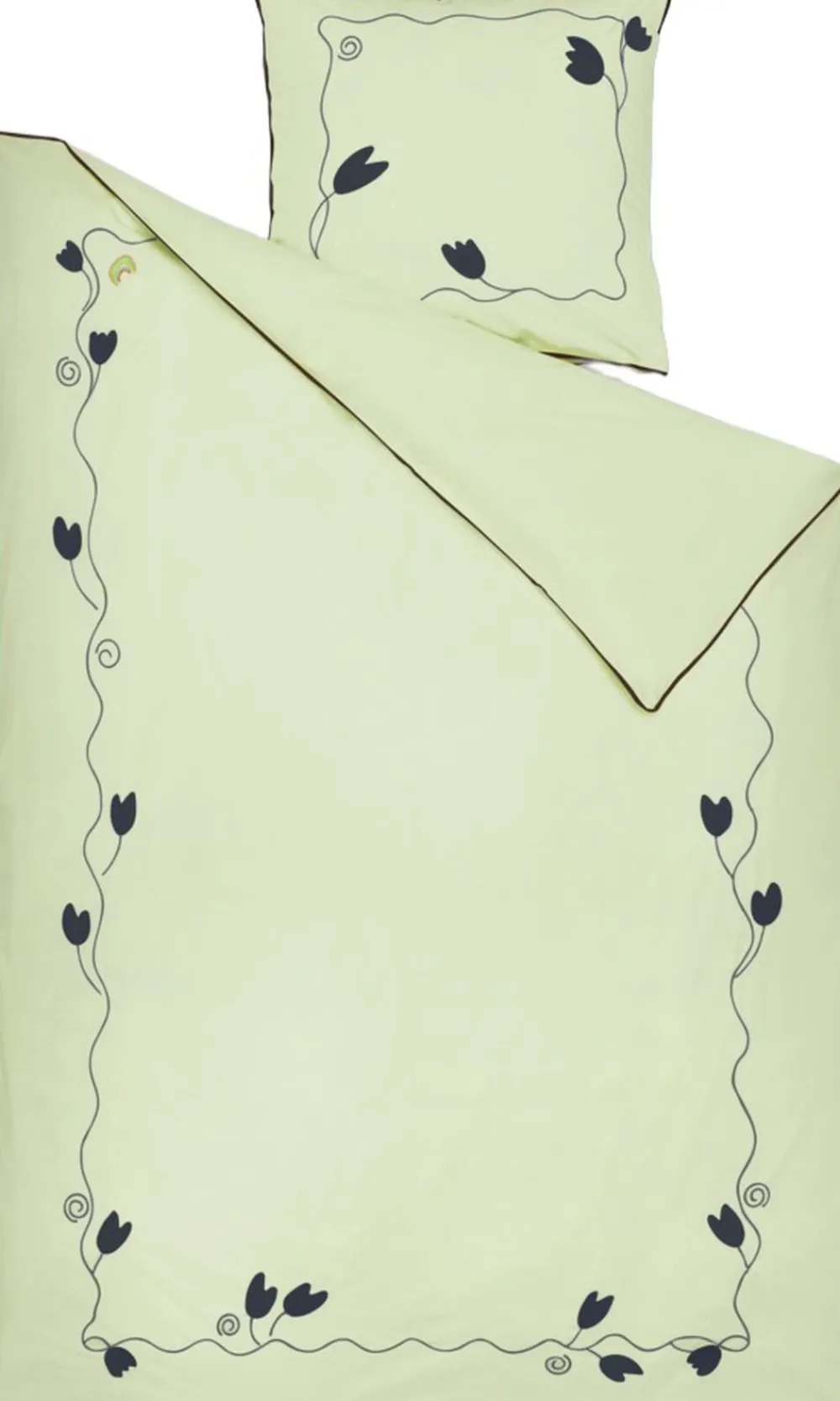 Lollipop Sengetøj 140x200 cm lys grøn>Juna New