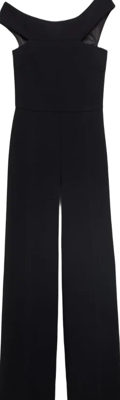 Long jumpsuit with asymmetrical nec><noscript><img width=