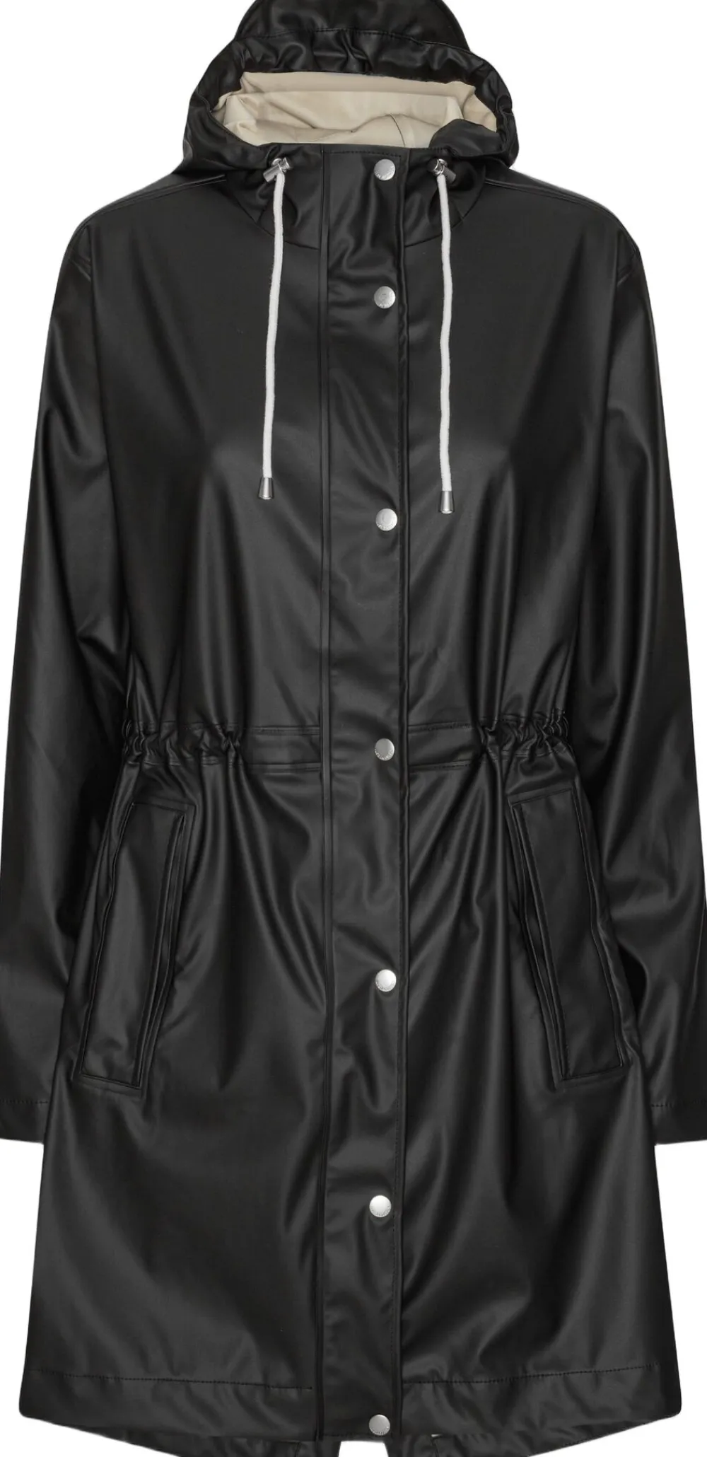ILSE JACOBSEN Long Parka Rain Jacket Black beauty Online