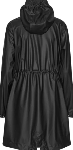 ILSE JACOBSEN Long Parka Rain Jacket Black beauty Online