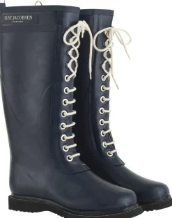 ILSE JACOBSEN long rubberboots Blå Hot