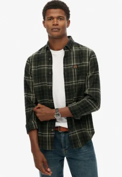 L/S COTTON LUMBERJACK SHIRT>Superdry Clearance