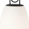 &Tradition Lucca SC51, Black, Outdoor Portable Lamp, Dimmable, Opal Glass/Black Sale