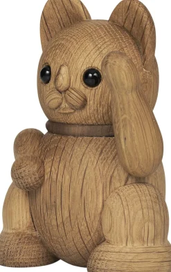 Lucie Kaas Lucky cat - oak Clearance