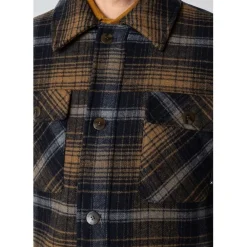 Luke check wool jacket><noscript><img width=