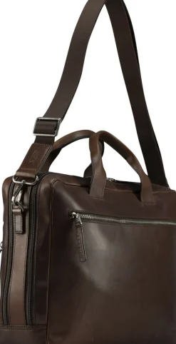 JOST LUND Briefcase M Brown Outlet