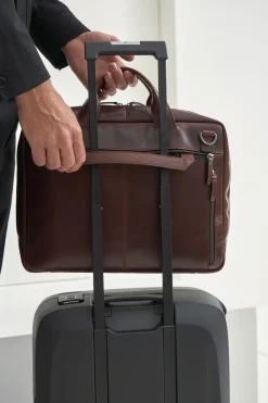 JOST LUND Briefcase M Brown Outlet