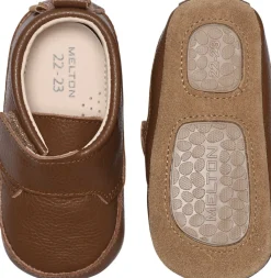 Melton Luxury leather slippers velcro Tortoise shell Sale