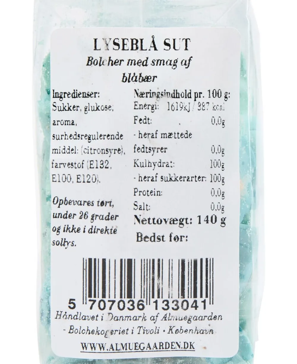 Almuegaarden Lyseblå sut med smag af blåbær Clearance