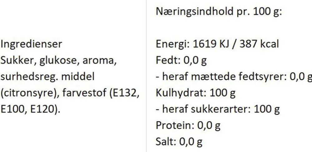 Almuegaarden Lyseblå sut med smag af blåbær Clearance