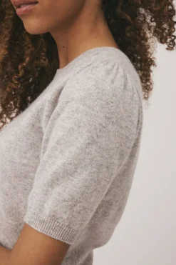 Magasin du Nord Collection Mabel 4 - 100% Cashmere Light grey melange Sale