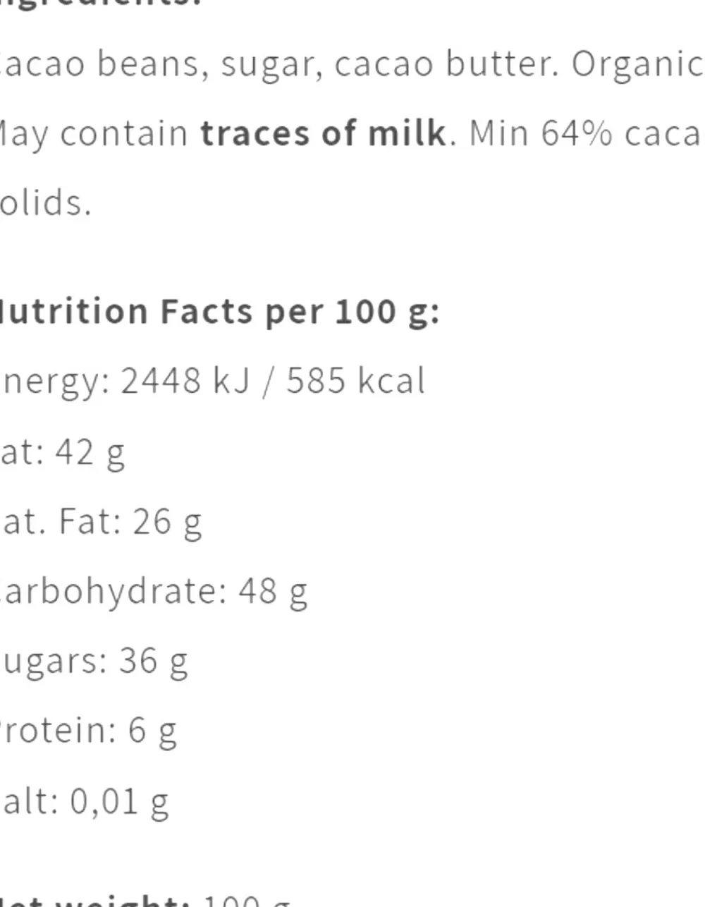 Friis-Holm Madagascar Fast Dried 64 %, økologisk