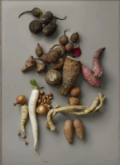 Poster & Frame MAD/PLAKAT - Grå rødder- stilleben