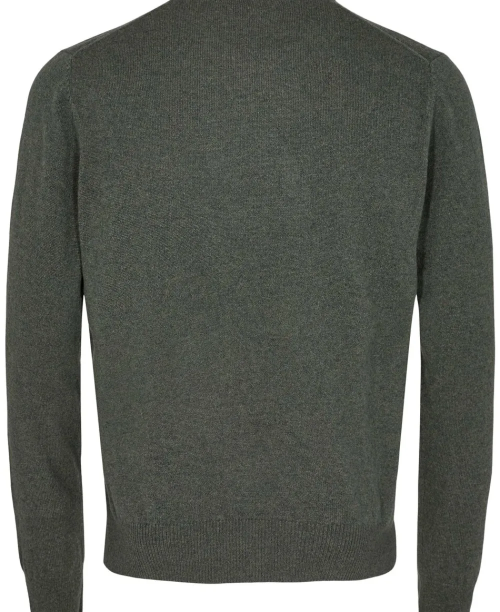 Magasin du Nord Collection Mads 2 - 100% Cashmere Dusty olive melange