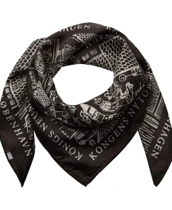 Magasin du Nord Collection Magasin Iconic Scarf 83x83cm Coffee bean Discount