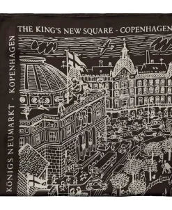 Magasin du Nord Collection Magasin Iconic Scarf 83x83cm Coffee bean Discount