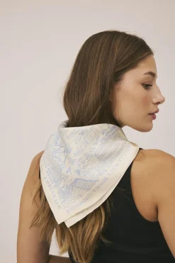 Magasin du Nord Collection Magasin Iconic Scarf 83x83cm Light blue New