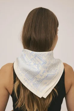 Magasin du Nord Collection Magasin Iconic Scarf 83x83cm Light blue New