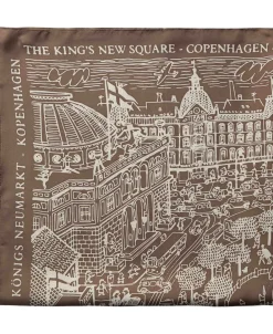 Magasin du Nord Collection Magasin Iconic Scarf 83x83cm Dark sand Outlet