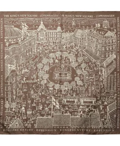 Magasin du Nord Collection Magasin Iconic Scarf 83x83cm Dark sand Outlet