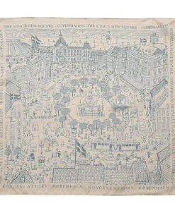 Magasin du Nord Collection Magasin Iconic Scarf 53x53cm - 100% Silke Light blue Hot