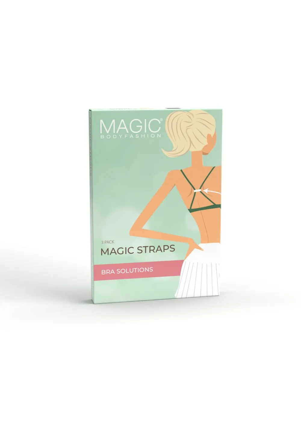 Dame Magic Bodyfashion Magic Straps - white-black-skin - one size
