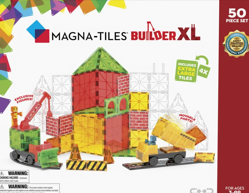 Børn Magna-Tiles Builder XL 50