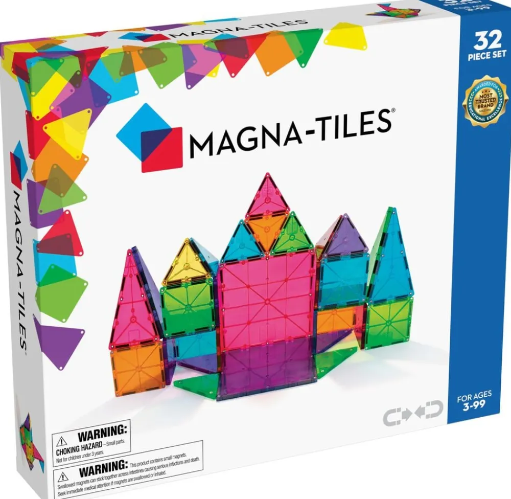 clear colours 32stk>Magna-Tiles New