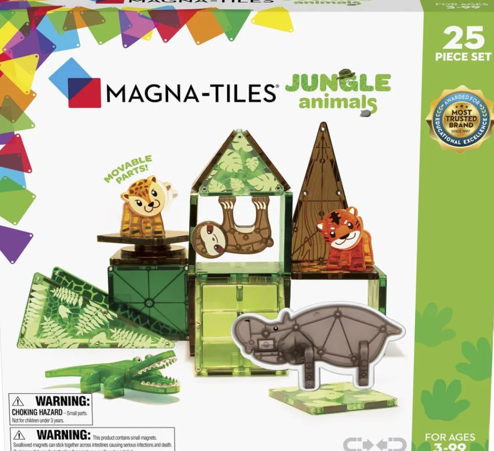 Børn Magna-Tiles Jungle Animals, 25 pcs
