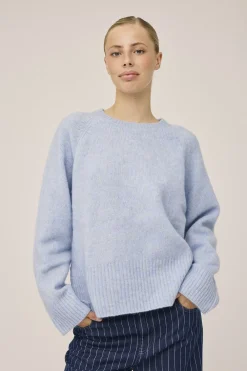 Dame Magasin du Nord Collection Mai 1 Striksweater - Mohairmix - RWS