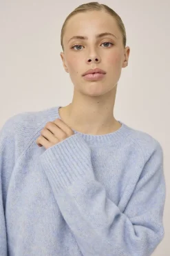 Dame Magasin du Nord Collection Mai 1 Striksweater - Mohairmix - RWS