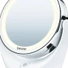 Beurer Makeupspejl 2-i-1 m. 5 x zoom BS 49 Hot