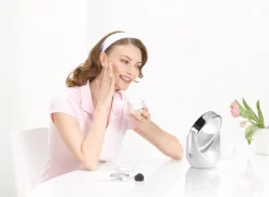 Beurer Makeupspejl 2-i-1 m. 5 x zoom BS 49 Hot