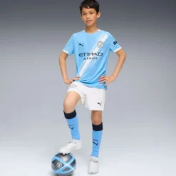 Børn Puma Manchester City 25/26 Hjemmebaneshorts