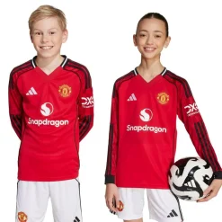 Manchester United 25/26 Hjemmebanetrøje Langærmet>adidas