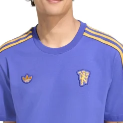 adidas Manchester United 25/26 Icon T-shirt Blå Outlet