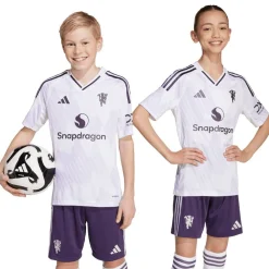 adidas Manchester United 25/26 Udebanetrøje Hvid Discount